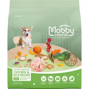 莫比 Mobby 成犬 老犬 幼犬 1.5kg / 3kg / 7.5kg 飼料 無穀鮭魚馬鈴薯 犬飼料《XinWei》