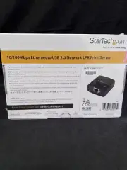 StarTech 10/100Mbps Ethernet to USB 2.0 Network LPR Print Server #PM1115U2