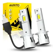 AUXITO H1 LED Headlight Kit Bulbs High Low Beam Super White 30000LM Combo 2 (for: Smart)