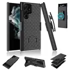 For Samsung Galaxy A13 A14 A23 Note 20 S21 S22 S23 Ultra Holster Belt Clip Case