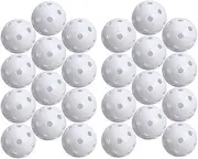 TOMVAES 100 Pack White Plastic Golf Training Balls for Indoor Putting Green Backyard Outdoor Practice EquipmentTraining Golf Balls for Swing Practice,42mm