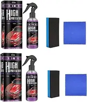 3 in 1 High Protection Ceramic Car Wash Fortify Quick Coat Polish Sealer Spray Polishing Wax Spraying Car Ceramic Nano Coating