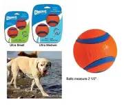 Dog Toy Chuckit Ultra Balls 2 Pack Throw Retrieve Catch Play Durable Fetch Ball