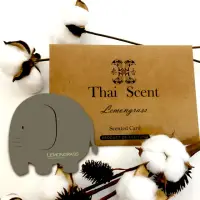 在飛比找momo購物網優惠-【Thai Scent 泰香】檸檬草香氛掛片