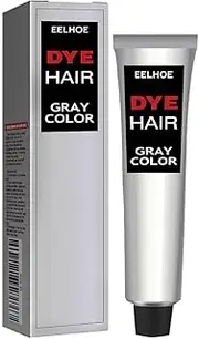 Chic Gray Hair Color Cream - Trendy Long-Lasting Hair Dye with Nourishing Formula, Easy Application for Vibrant Silver Shades, Gentle & Non-Damaging Treatment, 2 Pack