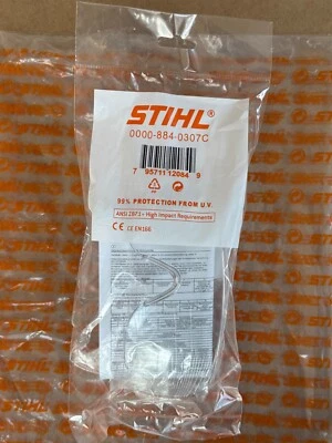 STIHL SAFTEY GLASSES 0000-884-0307C NEW SEALED PACKAGE. FREE SHIPPING!