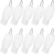 OSOLADY 10Pcs Portable Empty Lotion Bottles with Travel Cosmetic Containers Refillable Toiletry Bottles for Shampoo Perfume and Liquid Essentials