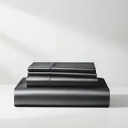 Satin Sheet Set - Charcoal Grey