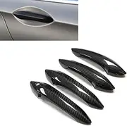 Dry Carbon Fiber Door Handle Cover with LED Sensor for BMW F06 F07 F01 F02 M5