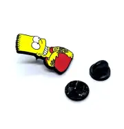 BART SIMPSON PIN The Simpsons Treehouse of Horror Tats Gift Enamel Lapel Brooch