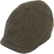 [WITHMOONS] Mens Wool Melange Flat Cap Lightweight Newsboy Ivy Hat SL31454
