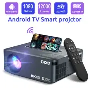 4K 12000 Lumen Projector 5G WIFI Cinema Portable Home Movie Projector Bluetooth