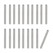 0.6x10mm Dowel Pins, 20pcs Round Head Flat Chamfered End Dowel Pin