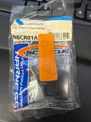 Scosche BBCR01AB Car Stereo Connector For Select 1984-Up Chrysler Dodge NEW