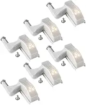 Nbhuiakl Cabinet Hinged Lamp, 6 Night Lights for Closet, Sensor Battery Operated Closet Lamp for Living Room, Bedroom, Wardrobe