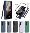 For Galaxy Z Fold 6/5 Pen Slot Hinge Protective Rugged Case w/ Screen Protector