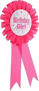 QUMIIRITY Happy Birthday Brooch Rosette Button Pin Tinplate Badge Party Decorations Supplies Award Ribbon Metal Badge Pin for Birthday Celebration