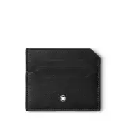 Men card holder Montblanc Meisterstück 130049 black leather billfold slim wallet