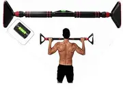 Adjustable Pull Up Bar for Doorway - 76-110 cm Width, 200kg Capacity, Heavy Duty, Durable, Non-Slip, Easy Installation, Ideal for Home Gym, Fitness Training