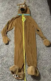 Scooby Doo Halloween Costume Rubies One Piece Suit One Size Kids Large