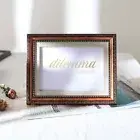 5x7” Vintage Gallery Photo Slice Photo Frame Certificate Artwork Display Stand