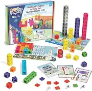 Learning Resources LSP0949-UK MathLink Cubes Numberblocks 1-10 Activity Set, Early Years Maths Learning, Build, Learn & Play in The Classroom & at Home.