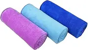 3 Pack Gym Towels Microfibre Sports Towels Fast Drying Workout Sweat Towels