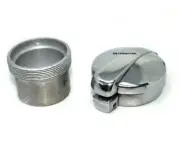 Alloy Monza Cap 2'' With Adapter/Filler Neck Fit For Harley Davidson