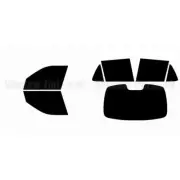 For SAAB 9-5 4-door Saloon (1st Gen) 1997-10 Full Pre Cut Window Tint Kit Film