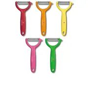 [Victorinox] Double Edge Micro Serrated Tomato & Kiwi Peeler - Pink