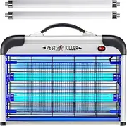 Bug Zapper Indoor, 2800V Mosquito Trap, 20W Fly Trap Fly Zapper w/Two Spare Light Bulbs