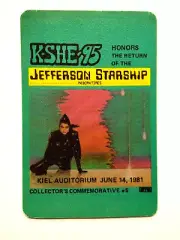 Jefferson Starship Modern Times 1981 Original Radio Station Backstage Pass Rock