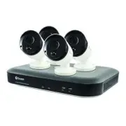 NNEKG 4 Channel DVR with 4 x 4K Ultra HD Heat & Motion Detection Security Camera