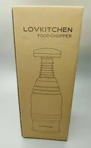Handheld Food Chopper Mincer Dicer New Clear/Green