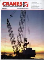 Cranes Today,3/11. Unopened,in Orginal Mailer. Grove,Liebherr,Demag