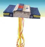 POLICE CAR BIRTHDAY PARTY PINATA FIESTA CARRO DE POLICIA PULL STRING OR HIT NEW!