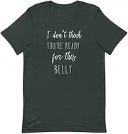[Teegarb Letter Blanket] I Don't Think You're Ready for This Belly Pregnant Tank Top Maternity Clothes