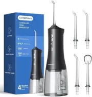 Water Flossers for Teeth Cleaning Upgraded 300Ml Cordless Portable Rechargeable