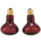 100W 2 Pack Infrared Heat Lamp Bulb Red Light Heat Bulbs for Pet Lizards4041