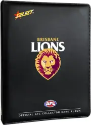 Official AFL Premiers Brisbane Lions Collector Card Album with Card Pages Includ
