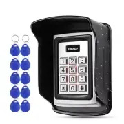 Metal Door Opener Keypad Keyfob Electronic Lock Access System Waterproof Outdoor