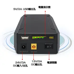 工程級大容量22400mAh 多功能鋰電池 5V/12V/24V三種組合 超大容量 (5.9折)