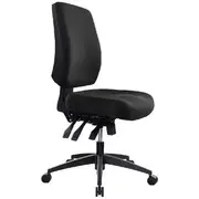 Buro Tidal Mid Back Fabric Chair Black