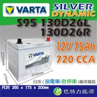 在飛比找蝦皮購物優惠-《巴特力能源科技》德國VARTA EFB S-95/130D