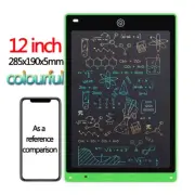 10/12/Inch Colourful LCD Writing Tablet Drawing Board Kid Graffiti Sketchpad Toy