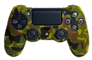 Silicone Cover For PS4 Controller Case Skin - Yellow Camo