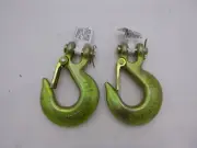 2 Pack Campbell T9504515 3/8" Forged Steel Clevis Slip Hook GR70