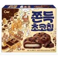 在飛比找蝦皮購物優惠-CW 巧克力麻糬 Q餅 巧克力豆豆餅 韓國餅乾