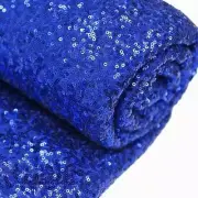 Royal Blue SEQUINED FABRIC Bolt 54" x 4 yards DIY Wedding Party Crafts Sewing