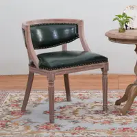 在飛比找ETMall東森購物網優惠-實木餐椅美式復古奶茶店布藝洽談小椅歐式咖啡廳酒店休閑木質椅子